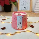 Bougie Sucre d'orge marbrée