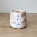 Bougie Caramel beurre salé marbrée