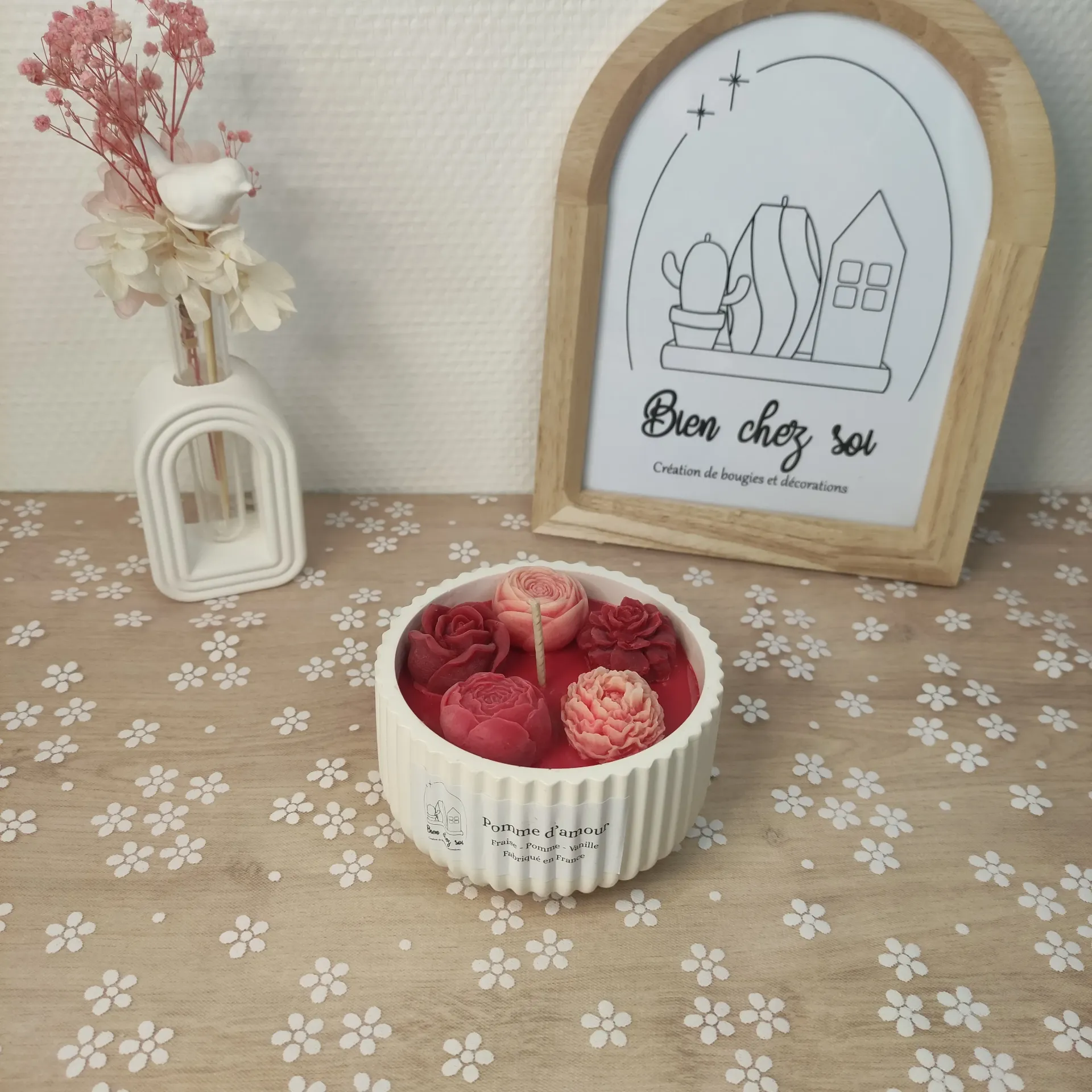 Bougie Pomme d'amour
