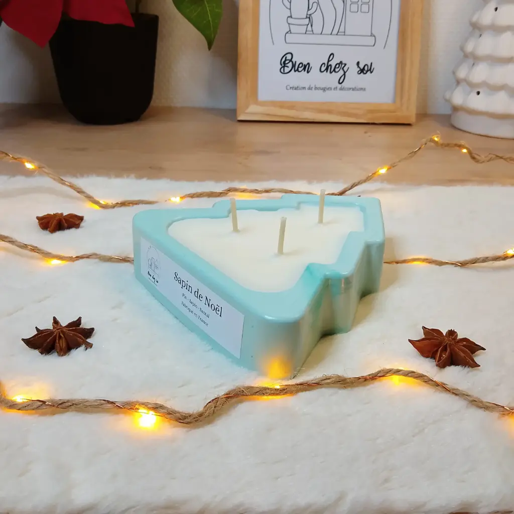 Bougie Sapin de Noël