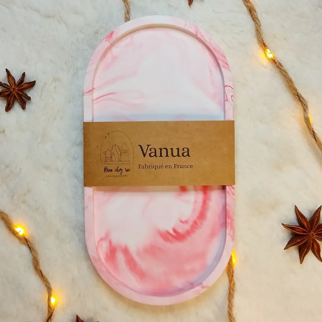 Vide poche Vanua rose marbré