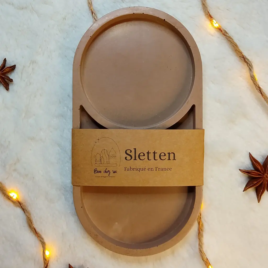 Vide poche Sletten marron