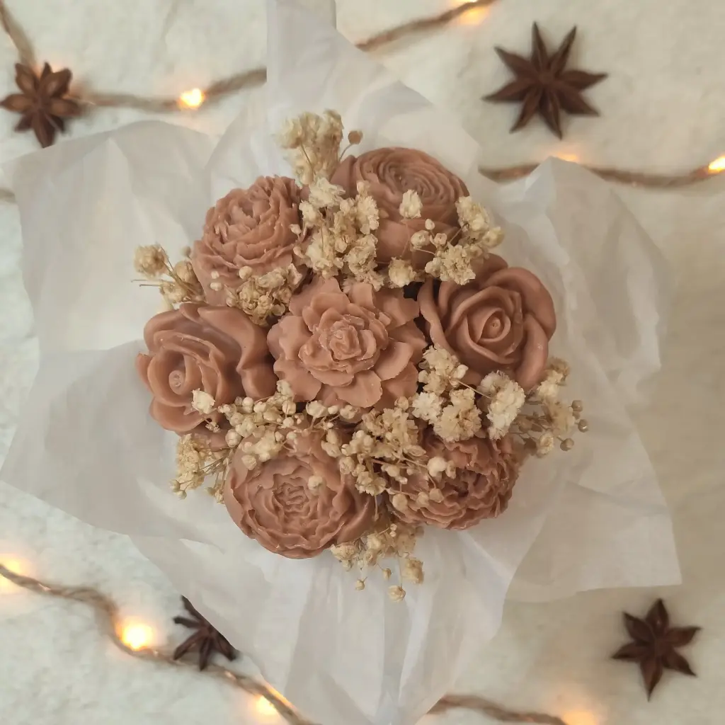 Bouquet de fondants parfumés ALYA Chocolat noisettes