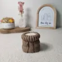 Bougie Rocher praliné tricot