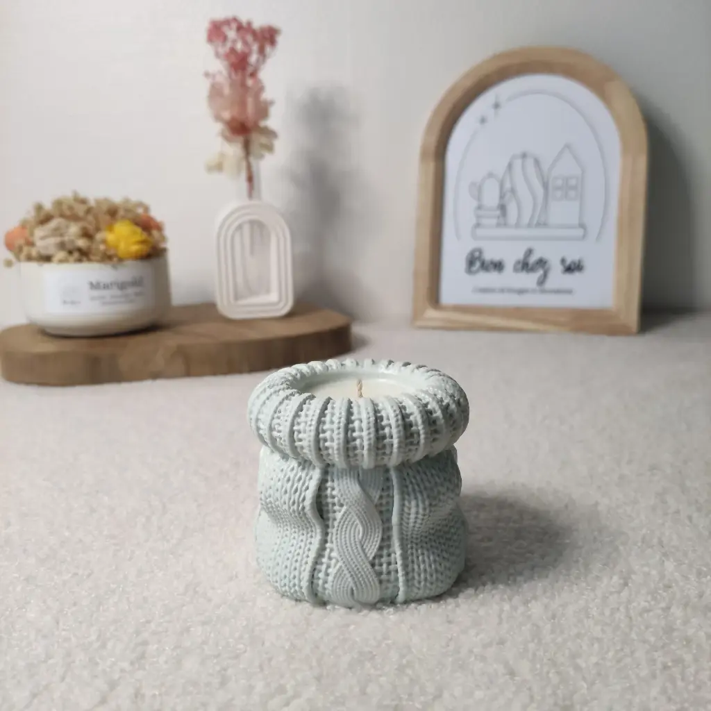 Bougie Tilleul tricot