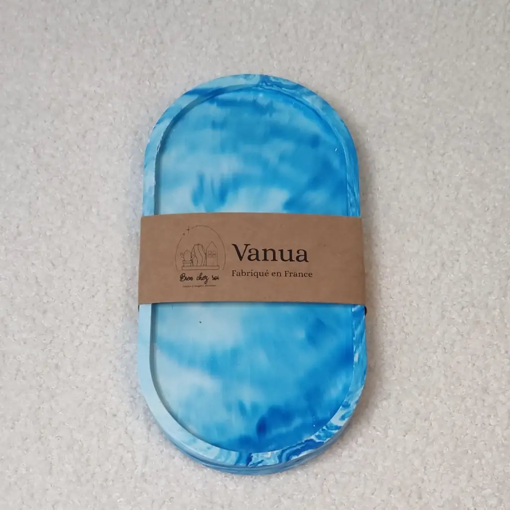 Vide poche Vanua bleu marbré