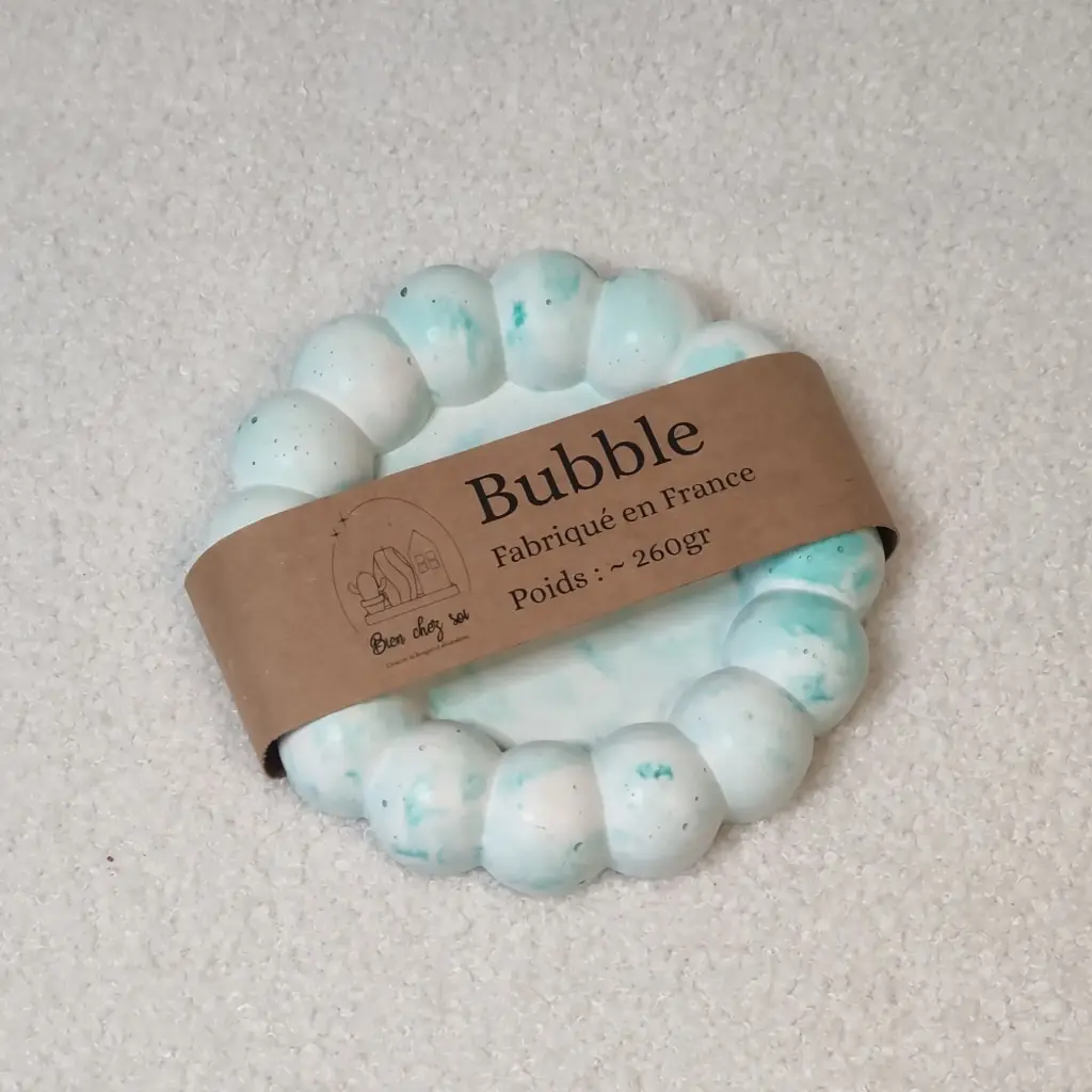 Vide poche Bubble marbré vert