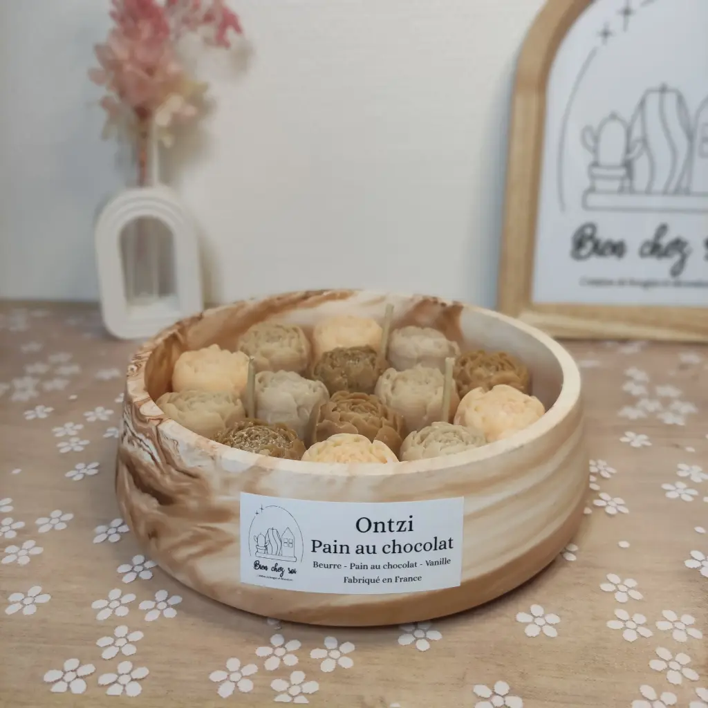 Bougie Ontzi Pain au chocolat XXL