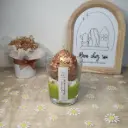 Bougie L'œuf de Pâques Rocher praliné