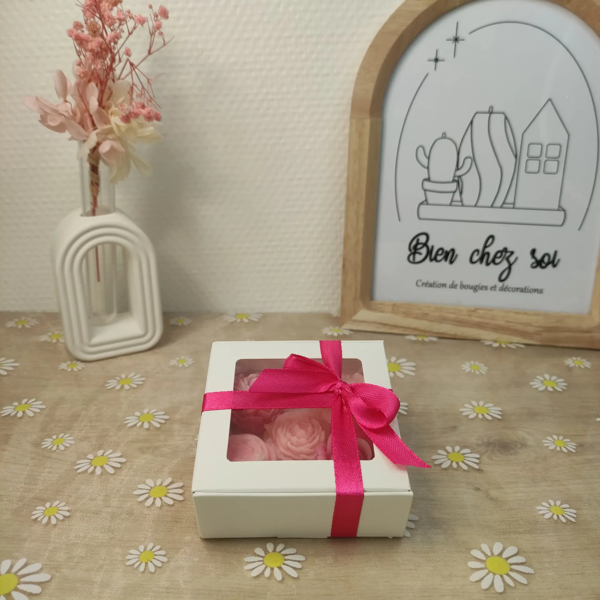 Coffret fondants parfumés Rose Vanillée