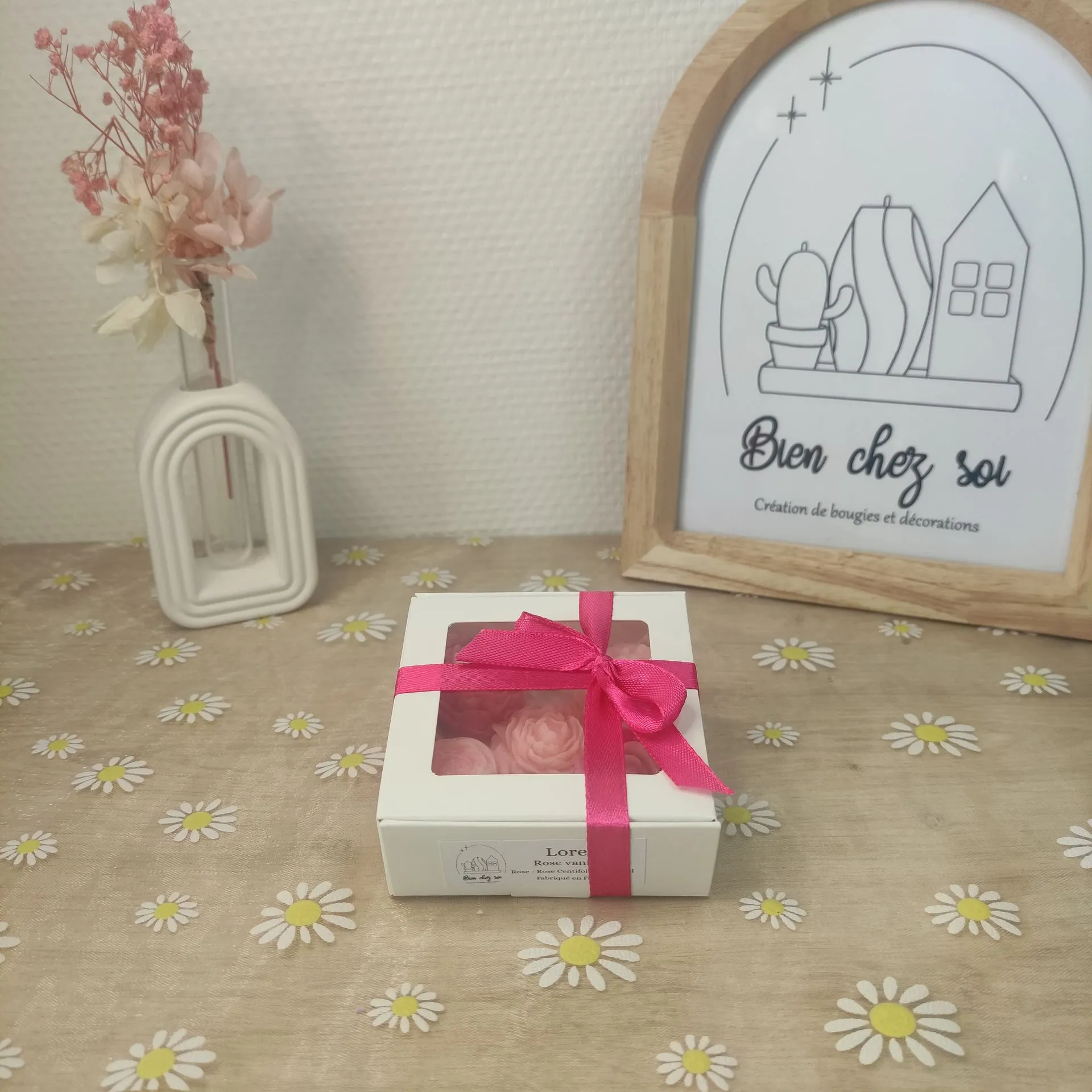 Coffret fondants parfumés Rose Vanillée