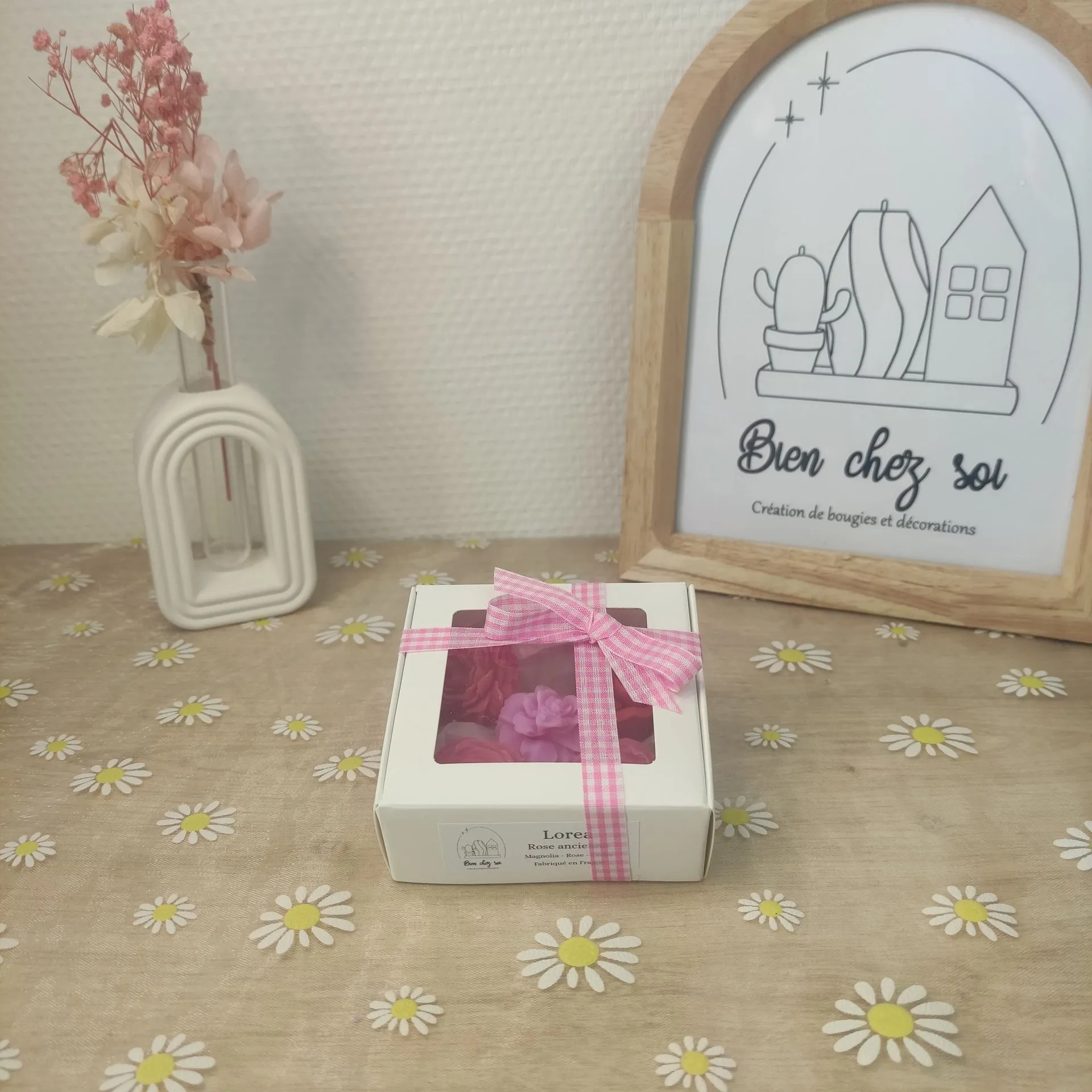 Coffret fondants parfumés Rose ancienne