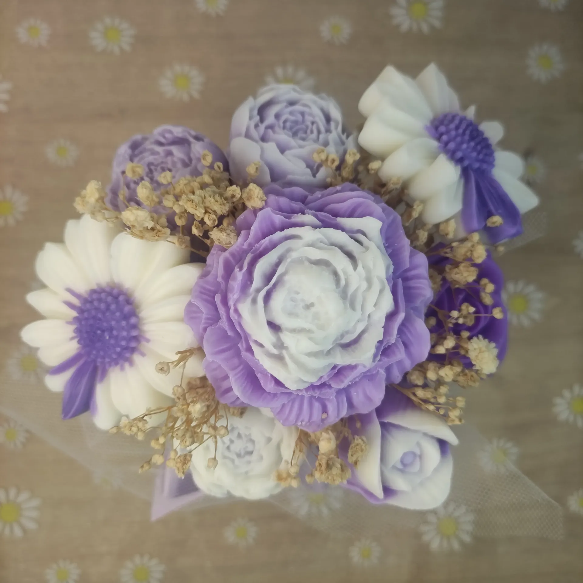 Bouquet de fondants parfumés Elaïa Violette