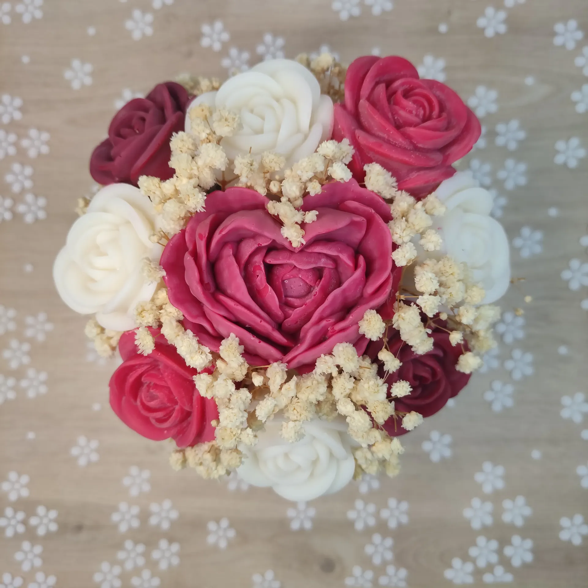 Bouquet de fondants parfumés Andréa Cerise noire explosive
