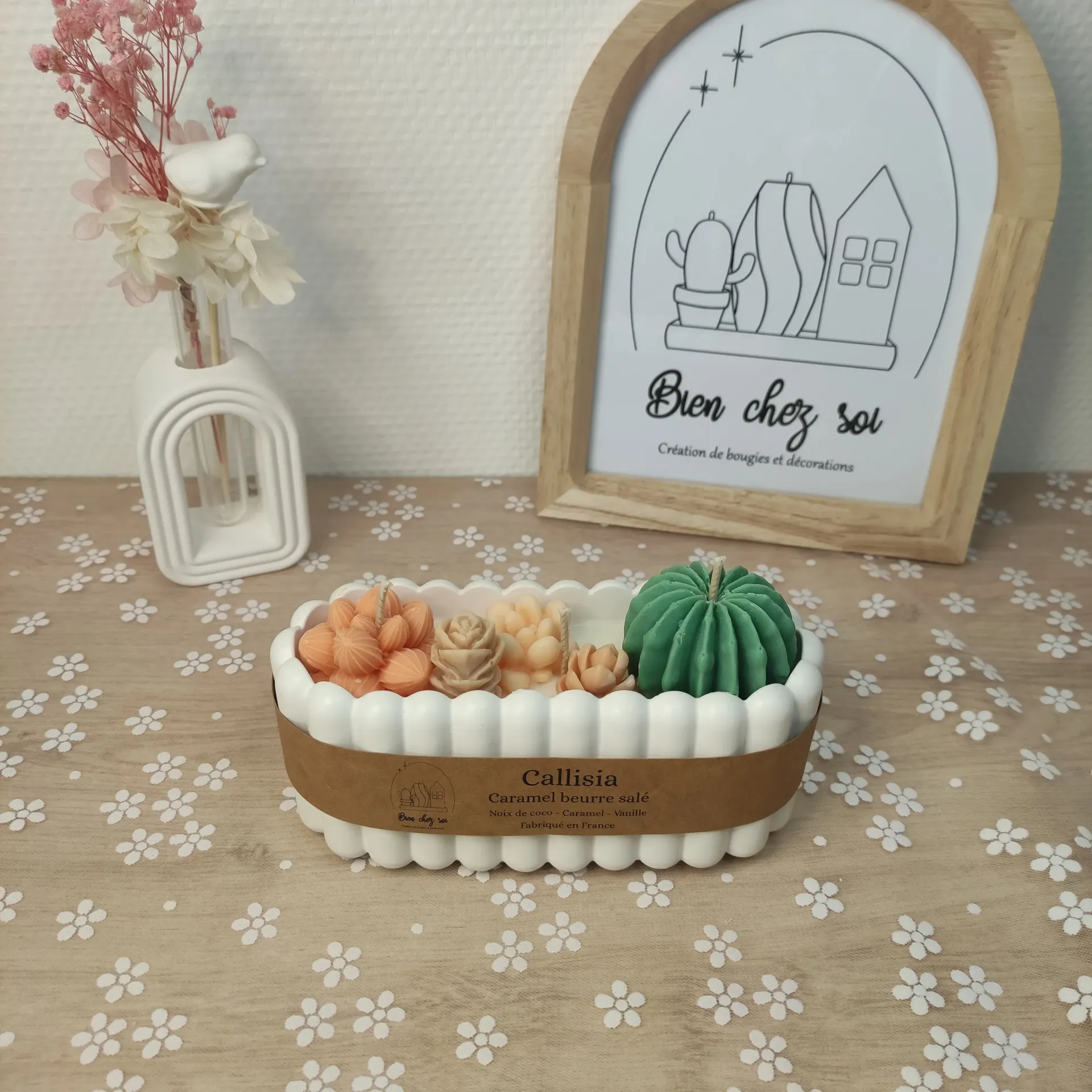 Bougie Callisia Caramel beurre salé