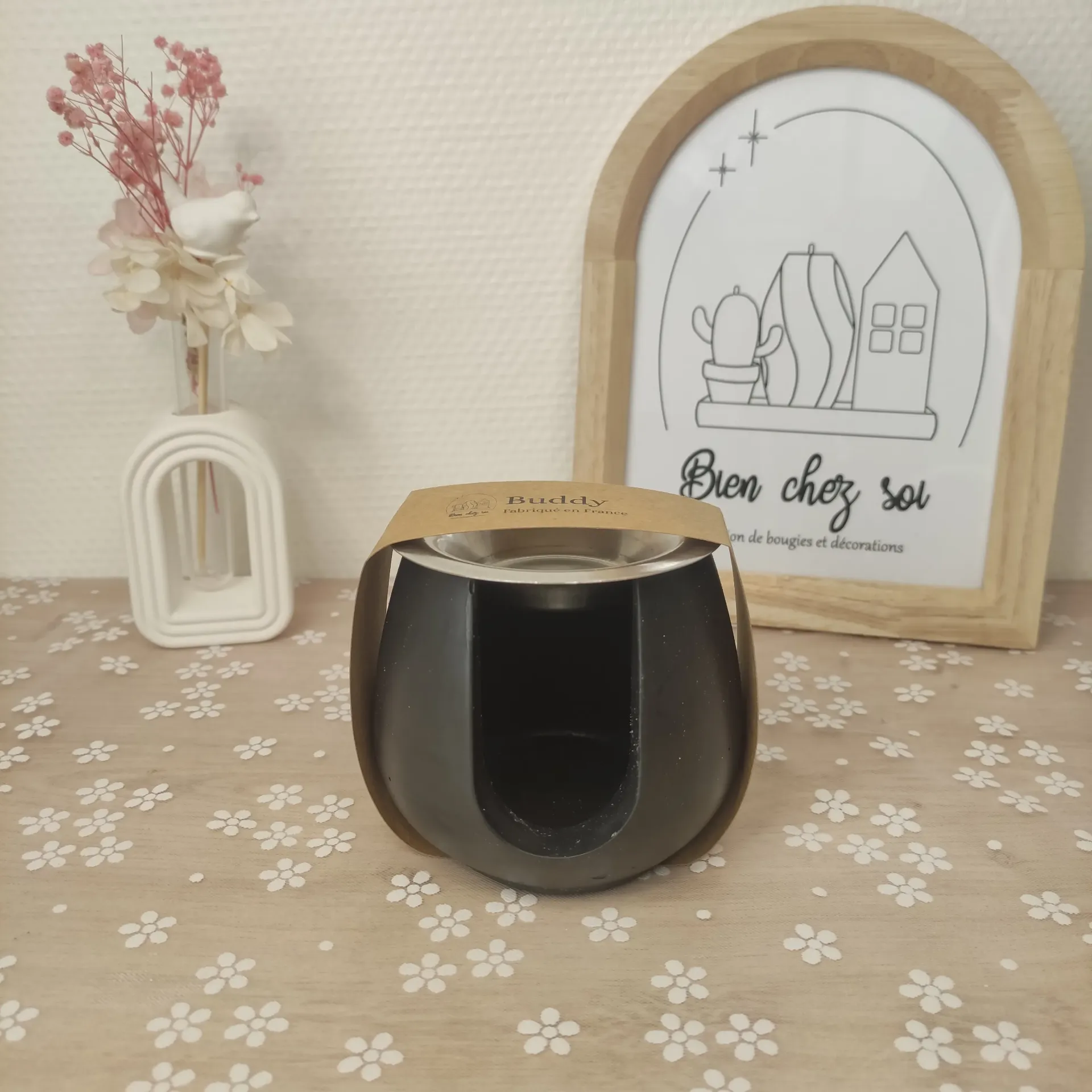 Brûle parfum Buddy noir