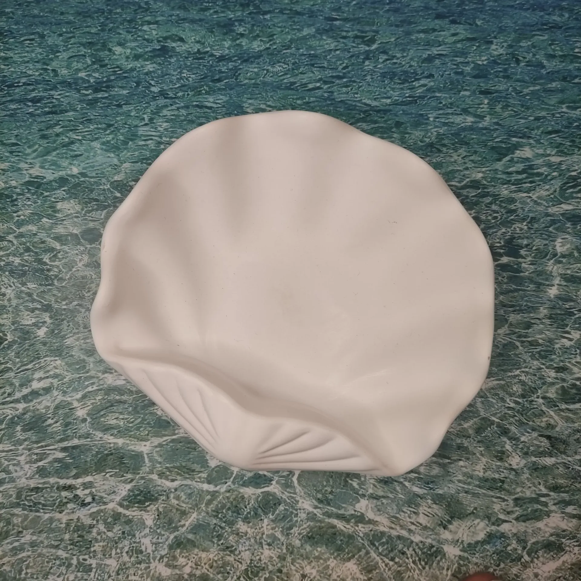 Vide poche Bénitier blanc