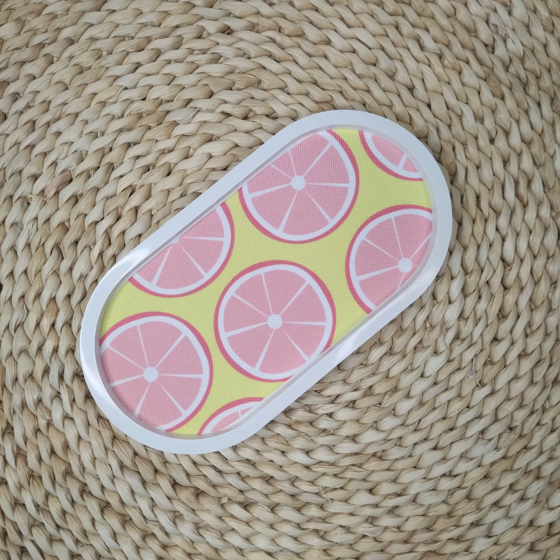 Vide poche Soikea jaune pamplemousse rose