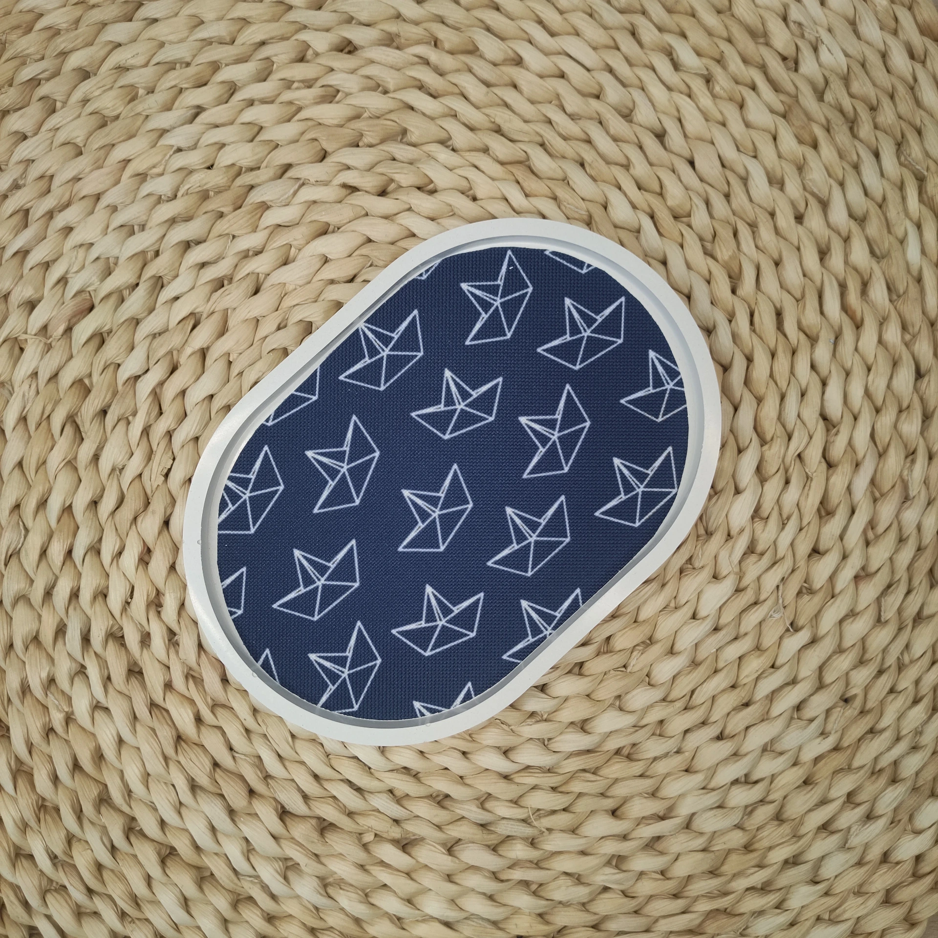Vide poche Pullea bleu marine bateaux origami