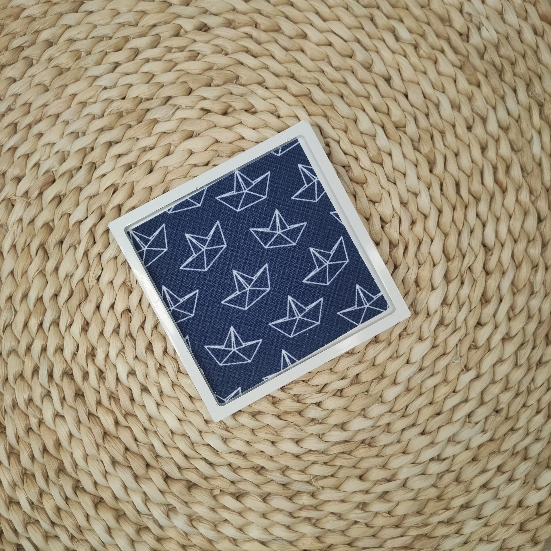 Vide poche Neliö bleu marine bateaux origami
