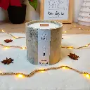 Bougie Pinot gris marbrée