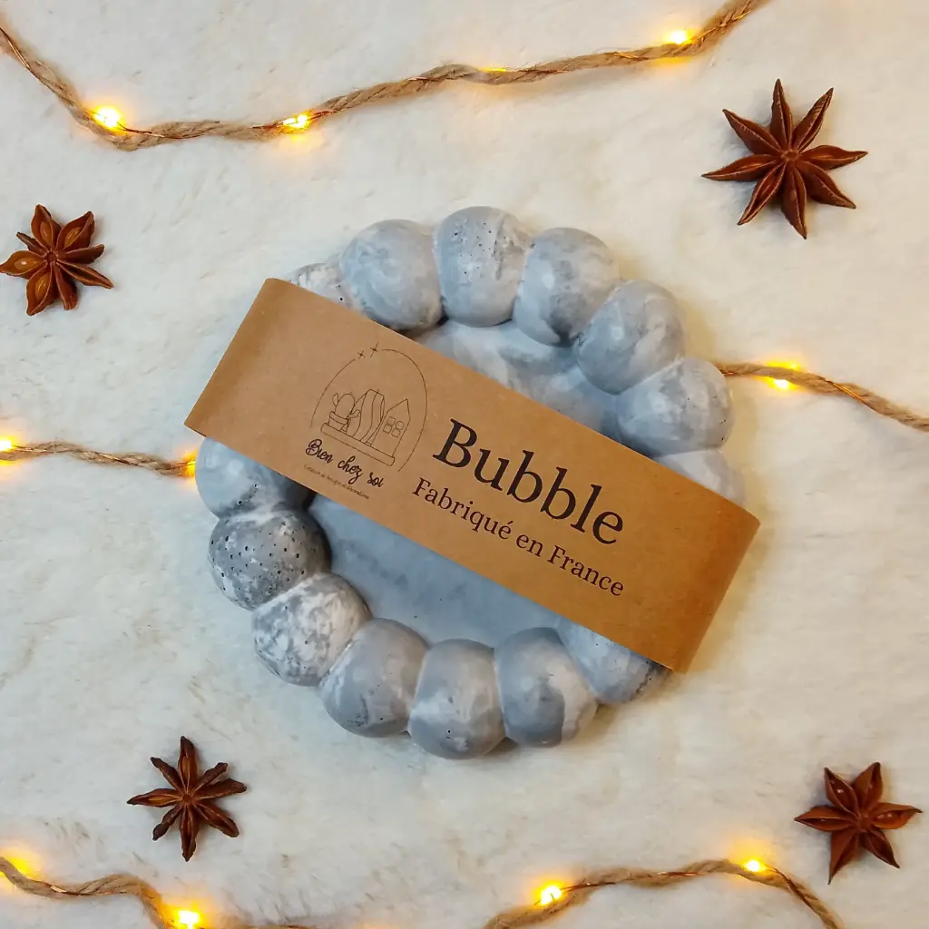 Vide poche Bubble gris marbré