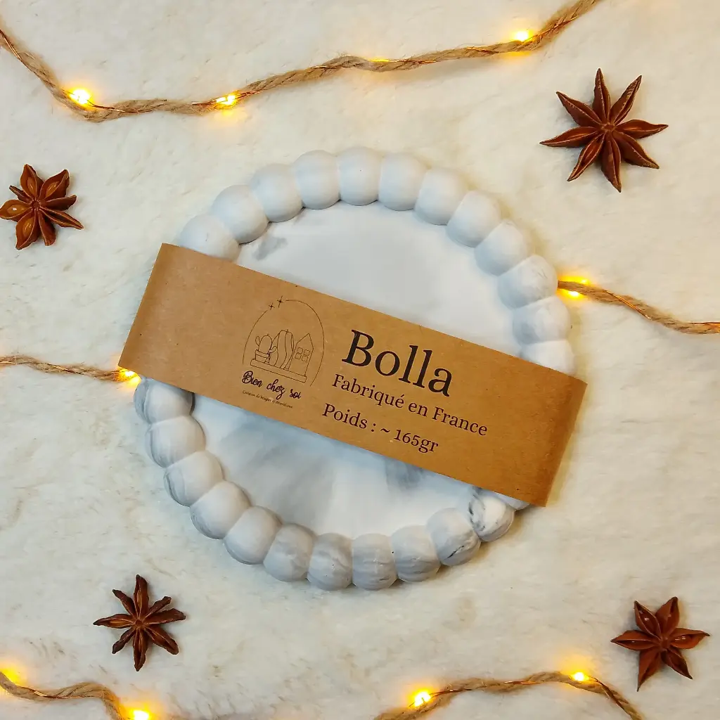 Vide poche Bolla marbré gris