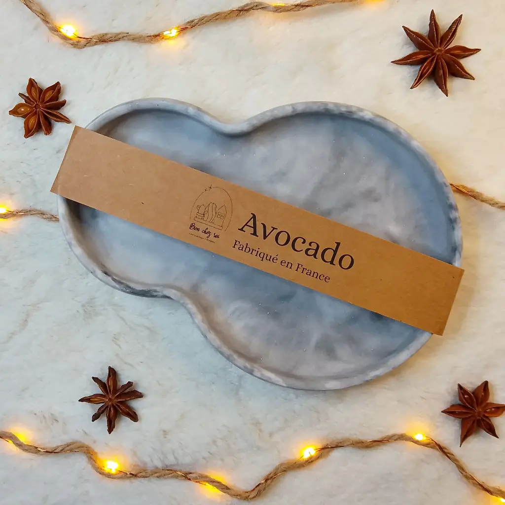 Vide poche Avocado marbré gris