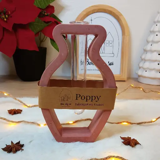 Vase Poppy terracotta