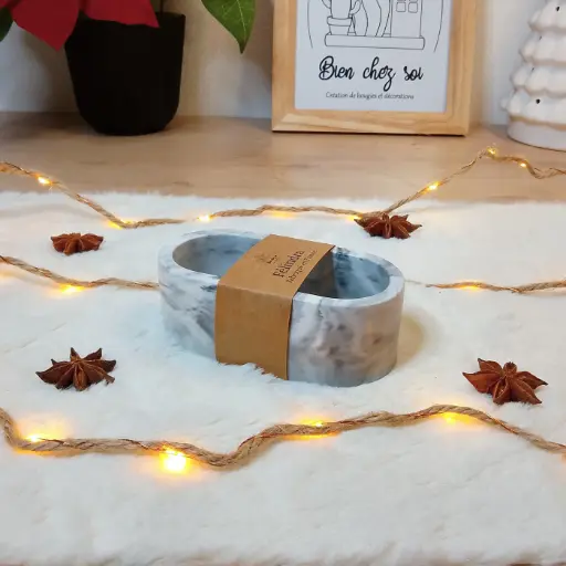 Vide poche Félindra marbré gris