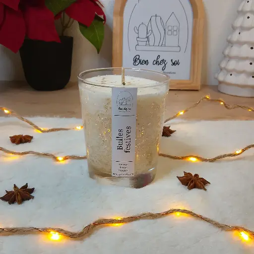 Bougie Bulles Festives