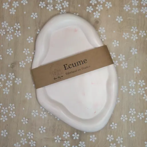 Vide poche Ecume marbré rose