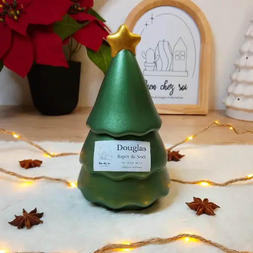 Bougie Douglas Sapin de Noël