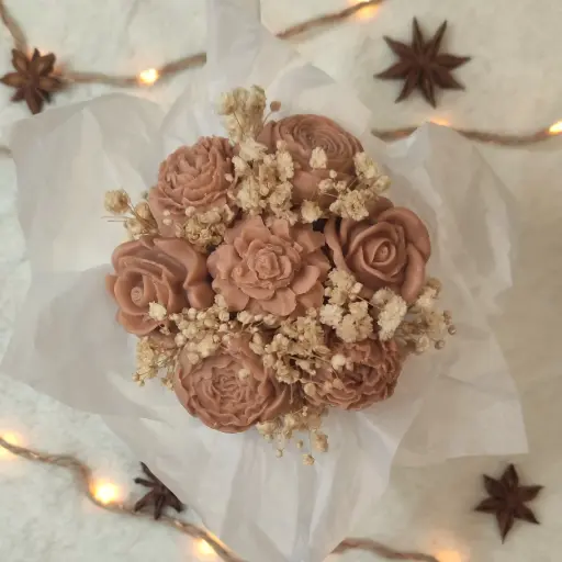 Bouquet de fondants parfumés ALYA Chocolat noisettes