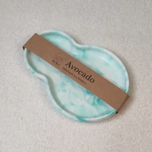 Vide poche Avocado vert marbré