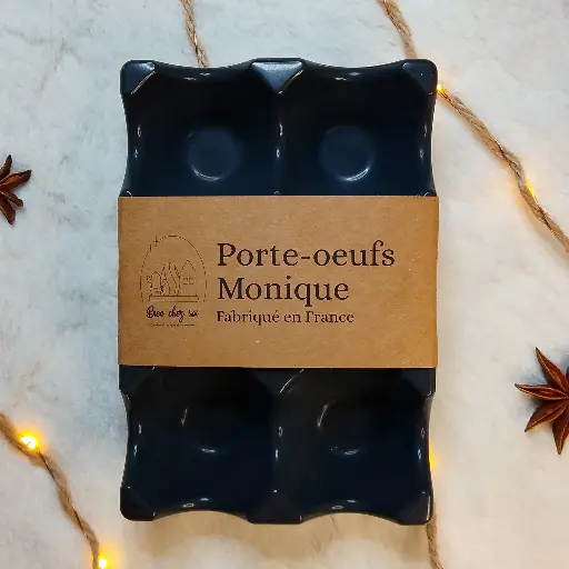 Porte-œufs Monique noir